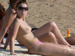 Spying on topless russian beach hottie 30/30