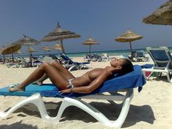 Czech girls topless on the beach 2/27
