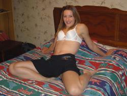 Amateur beautiful girlfriend strip at home 7/55