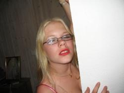 A blond amateur girl pose  15/83