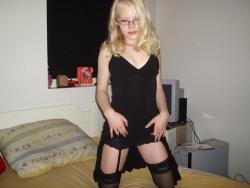 A blond amateur girl pose  69/83