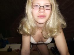 A blond amateur girl pose  80/83