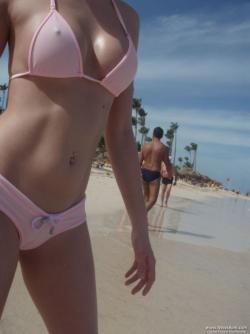 Russian girl on beach  6/27