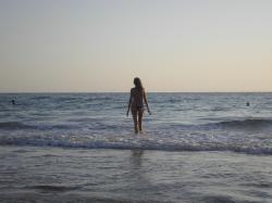 On the beach with my girlfriend 12/27