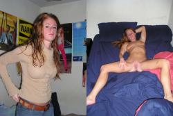 Pics of young girls dressed and then undressed    9/14