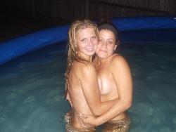 3 amateurs - naked pool party - skinny dipping 5/10