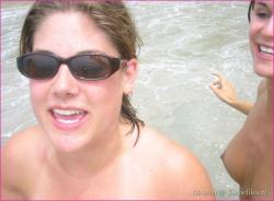 9 girls group shot topless - stolen nude vacation  4/14