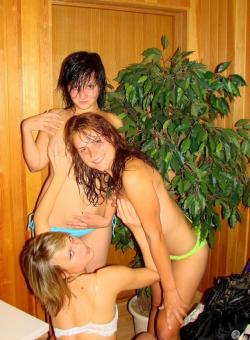 3 topless amateur girls  5/6