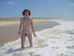 Naked teen girlfriend marie-ange at beach 49/118