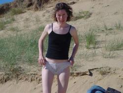 Naked teen girlfriend marie-ange at beach 58/118
