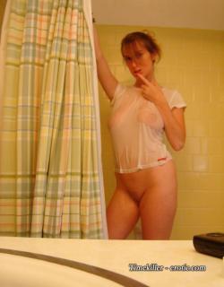 Young amateurs girl in the shower no.06  13/49