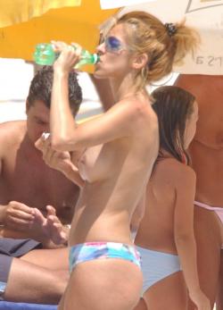 Celebrity - adriana volpe topless in sardenia  2/19