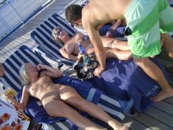 Nude couple on the boat 7/28