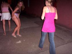 Funny amateurs girl peeing - pissing in public 05 21/48