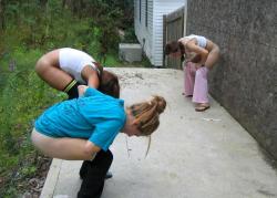 Funny amateurs girl peeing - pissing in public 05 38/48
