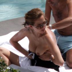 Melissa theuriau topless candids 2/11