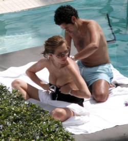 Melissa theuriau topless candids 3/11