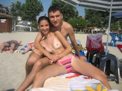 Young couples at holiday ( topless pics )(45 pics)