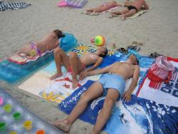 Young couples at holiday ( topless pics ) 42/45