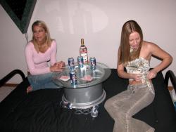 Two girls playing strip poker  6/53