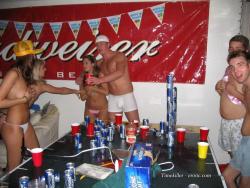 Young drunk girls at student party 29 35/50