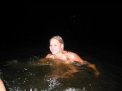 Night swiming at the pool on holiday  17/24
