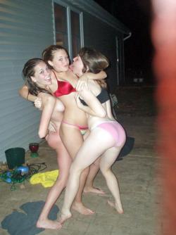 Naked sexy teens pool party  20/24