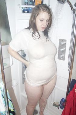 Bernadette shower blow job wet t shirt 34/77
