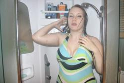 Bernadette shower blow job wet t shirt 54/77