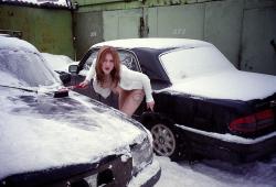 Russian amateur girl serie 282 - on snow 28/80