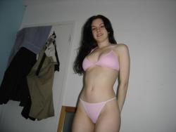 Cute black haired teen with superhot butt strippin 28/58