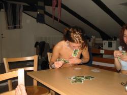 Hot teens from sweden playing strip-poker 10/33