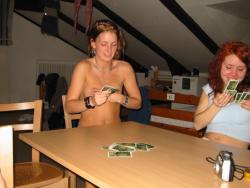 Hot teens from sweden playing strip-poker 12/33