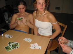 Hot teens from sweden playing strip-poker 33/33
