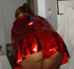 Dresses up in a supergirl outfit and masturbation 6/22