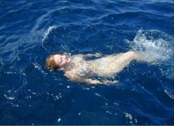 Two shaved girls on a boat  24/68