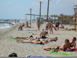 Russian and ukrainian girls on beach kazantip 6/116