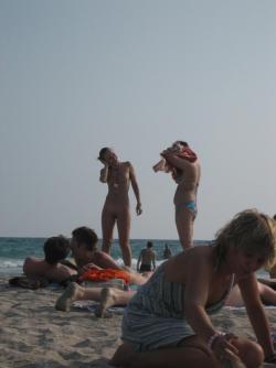 Russian and ukrainian girls on beach kazantip 10/116