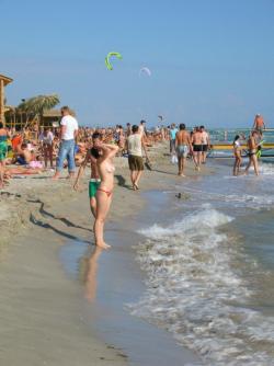 Russian and ukrainian girls on beach kazantip 25/116