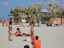 Russian and ukrainian girls on beach kazantip 36/116