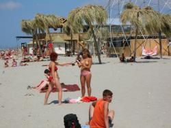 Russian and ukrainian girls on beach kazantip 37/116