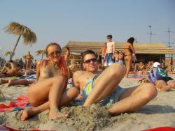 Russian and ukrainian girls on beach kazantip 44/116