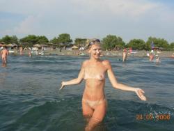 Russian and ukrainian girls on beach kazantip 114/116