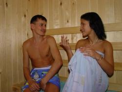 Pikotop - young brunette fucking hard in sauna(89 pics)