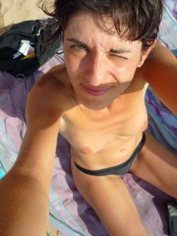 Pikotop - topless top girls at beach 40/50