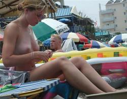 Amateurs on the topless beach 2/20
