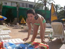 Topless teen girl at ibiza beach 8/11