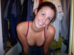 Teen with gorgeous smile and great titties  22/25