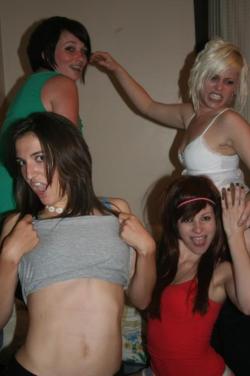 Drunk emo bailys girls nite bra n panty party 13/50