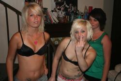 Drunk emo bailys girls nite bra n panty party 16/50